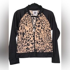 Juicy Jacket womens size S Leopard print